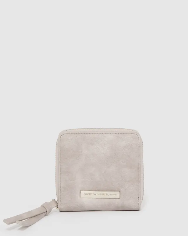 Grey Jess Mini Wallet sold by Collete Hayman
