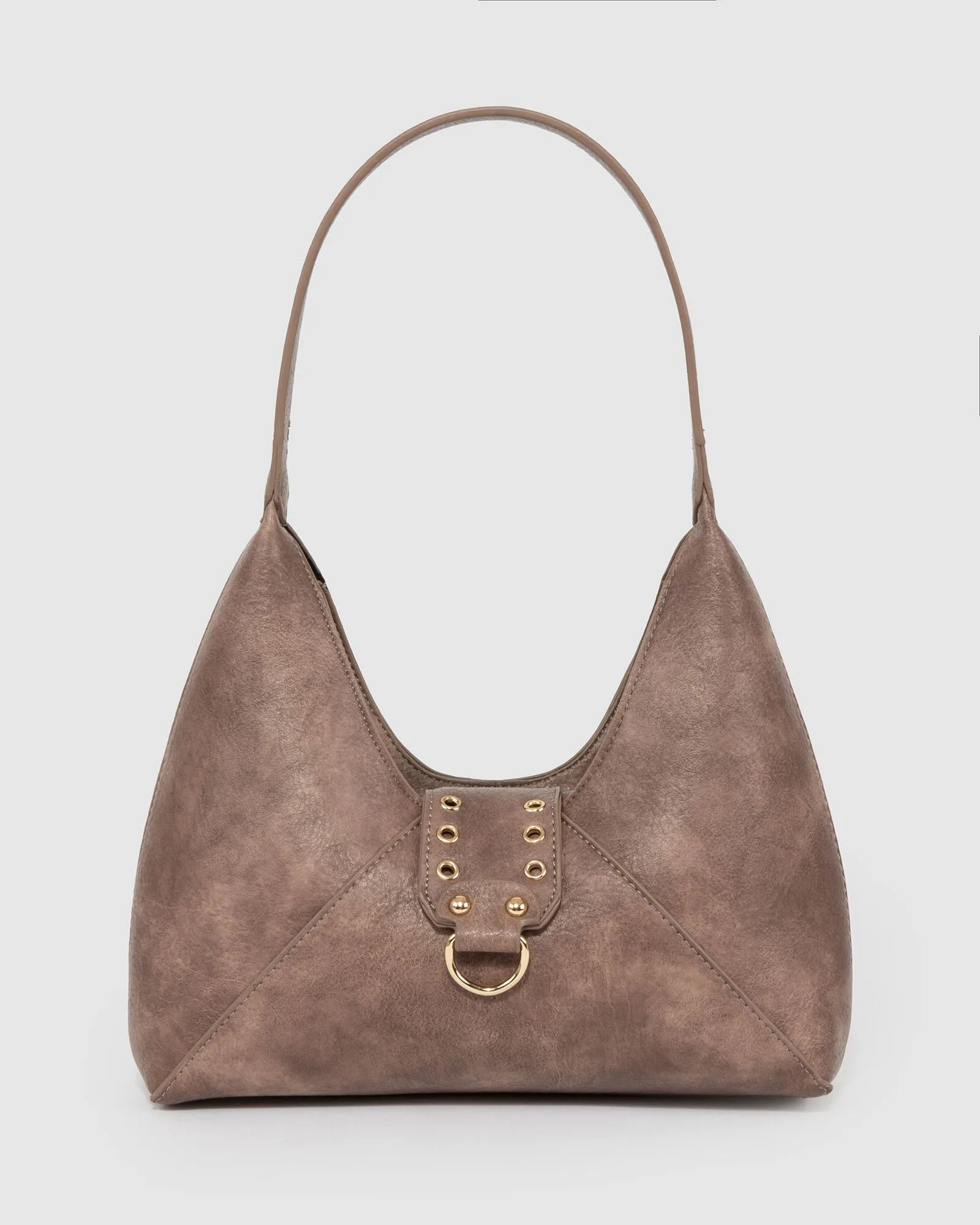 Brown Poppy Ring Shoulder Bag sold by Collete Hayman