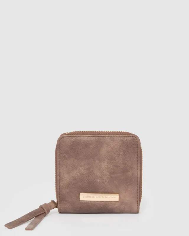 Brown Jess Mini Wallet sold by Collete Hayman
