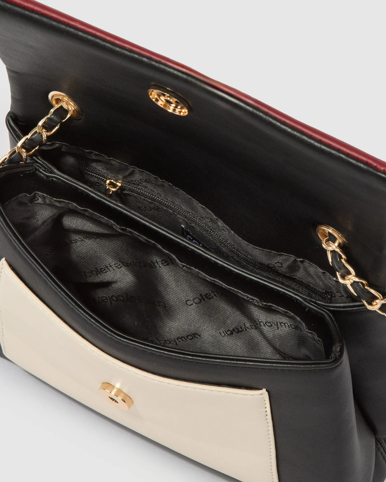 Multi Colour Malia Panel Crossbody Bag sold by Collete Hayman product image thumbnail 5