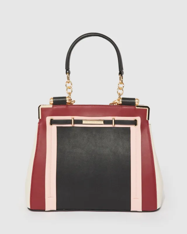 Multi Colour Nadine Panel Tote Bag sold by Collete Hayman