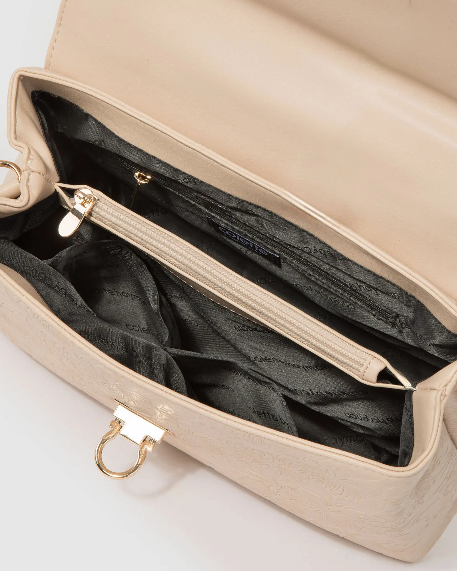 Natural Asma Lock Top Handle Bag sold by Collete Hayman product image thumbnail 5