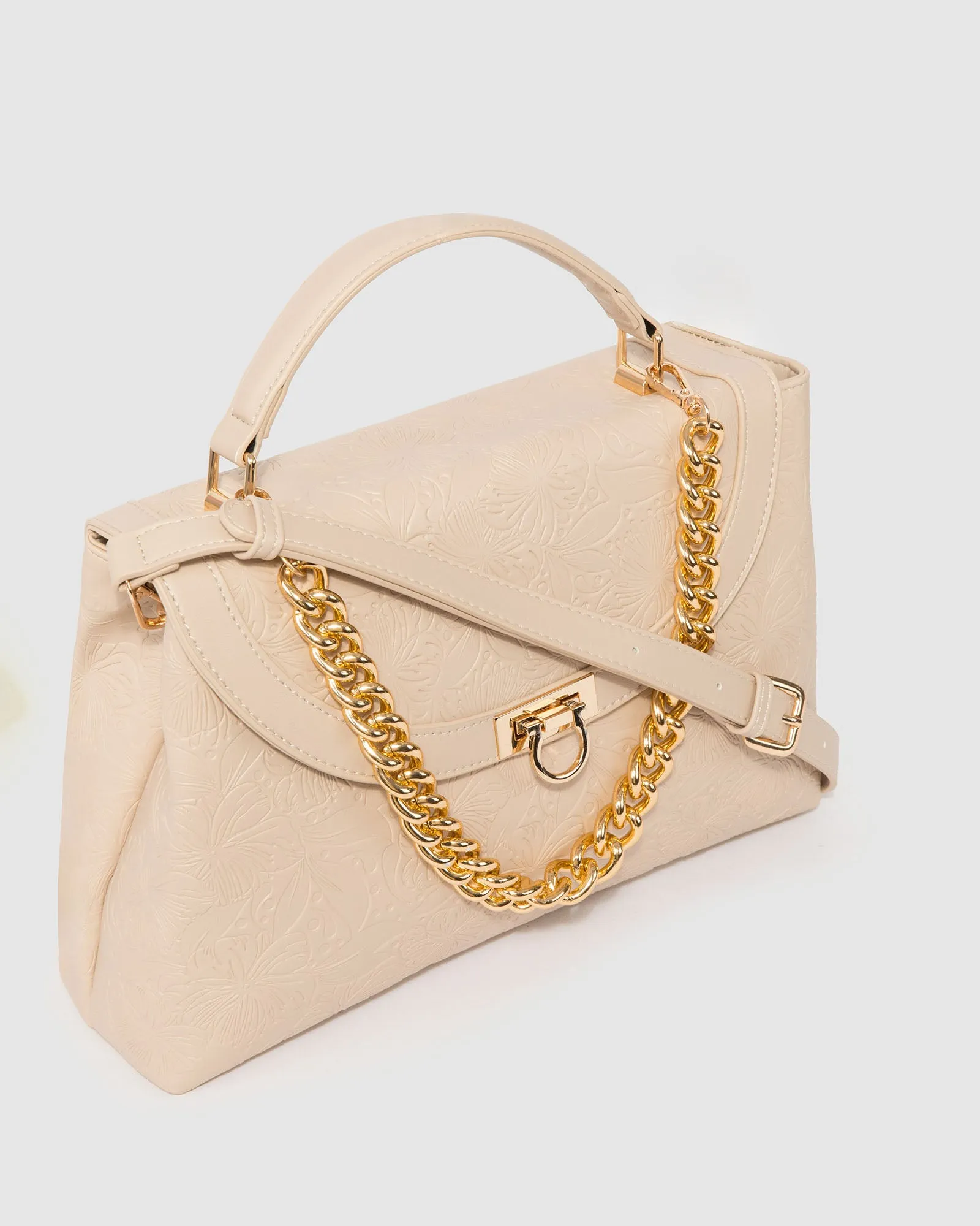 Natural Asma Lock Top Handle Bag sold by Collete Hayman product image thumbnail 2