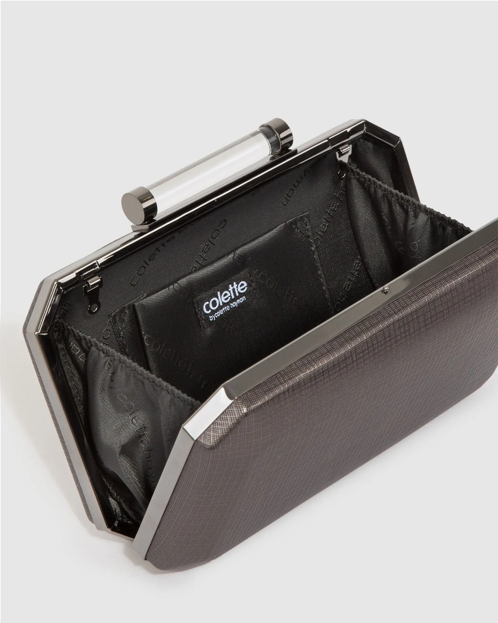 Grey Chiara Clutch Bag sold by Collete Hayman product image thumbnail 5