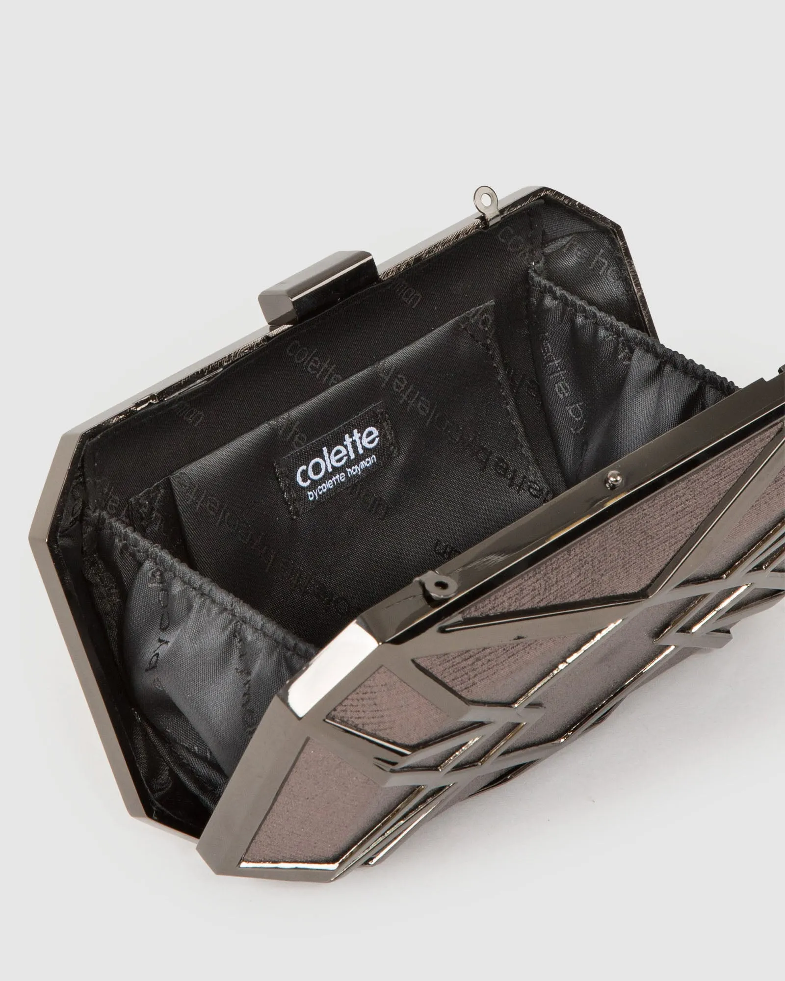 Silver Jade Geo Clutch Bag sold by Collete Hayman product image thumbnail 5