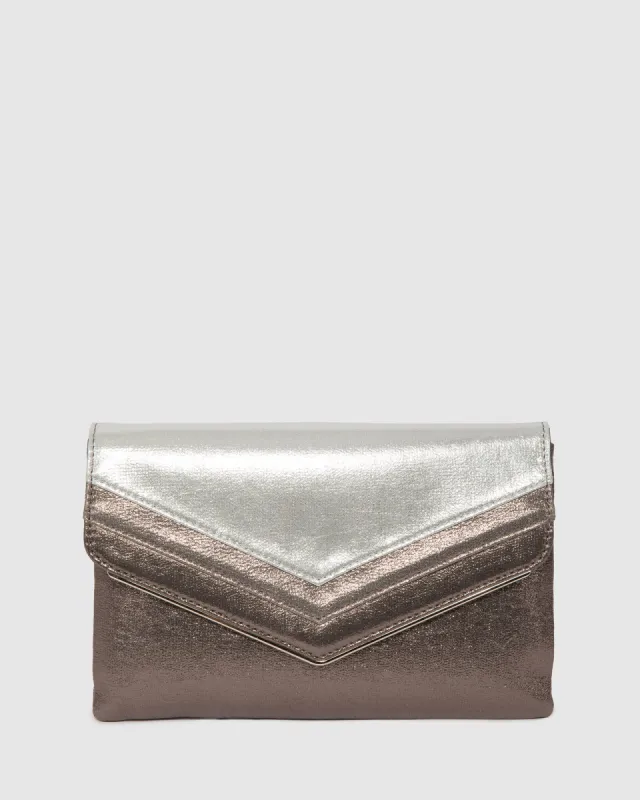 Multi Colour Jordana Clutch Bag sold by Collete Hayman