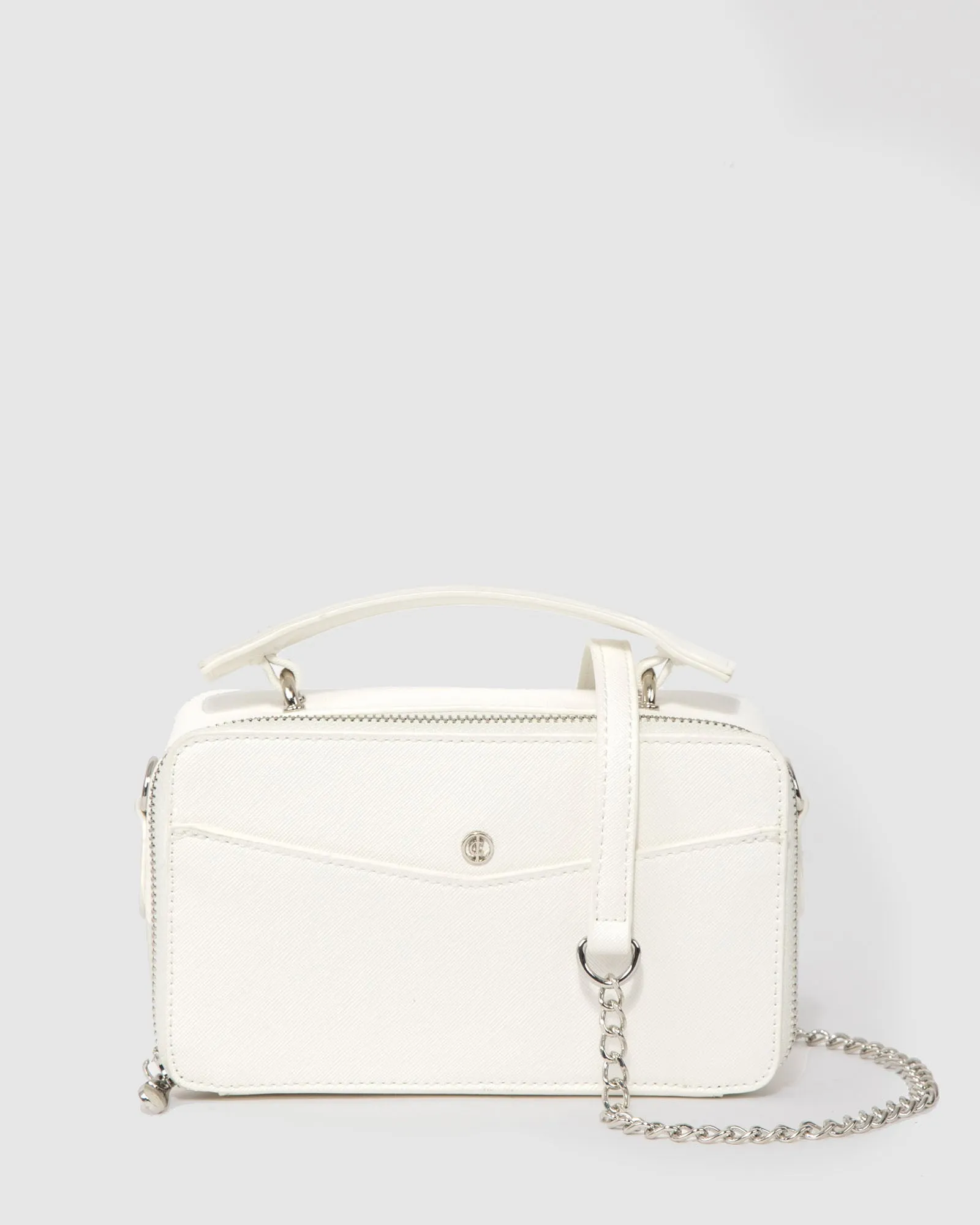 White Kiara Crossbody Bag sold by Collete Hayman