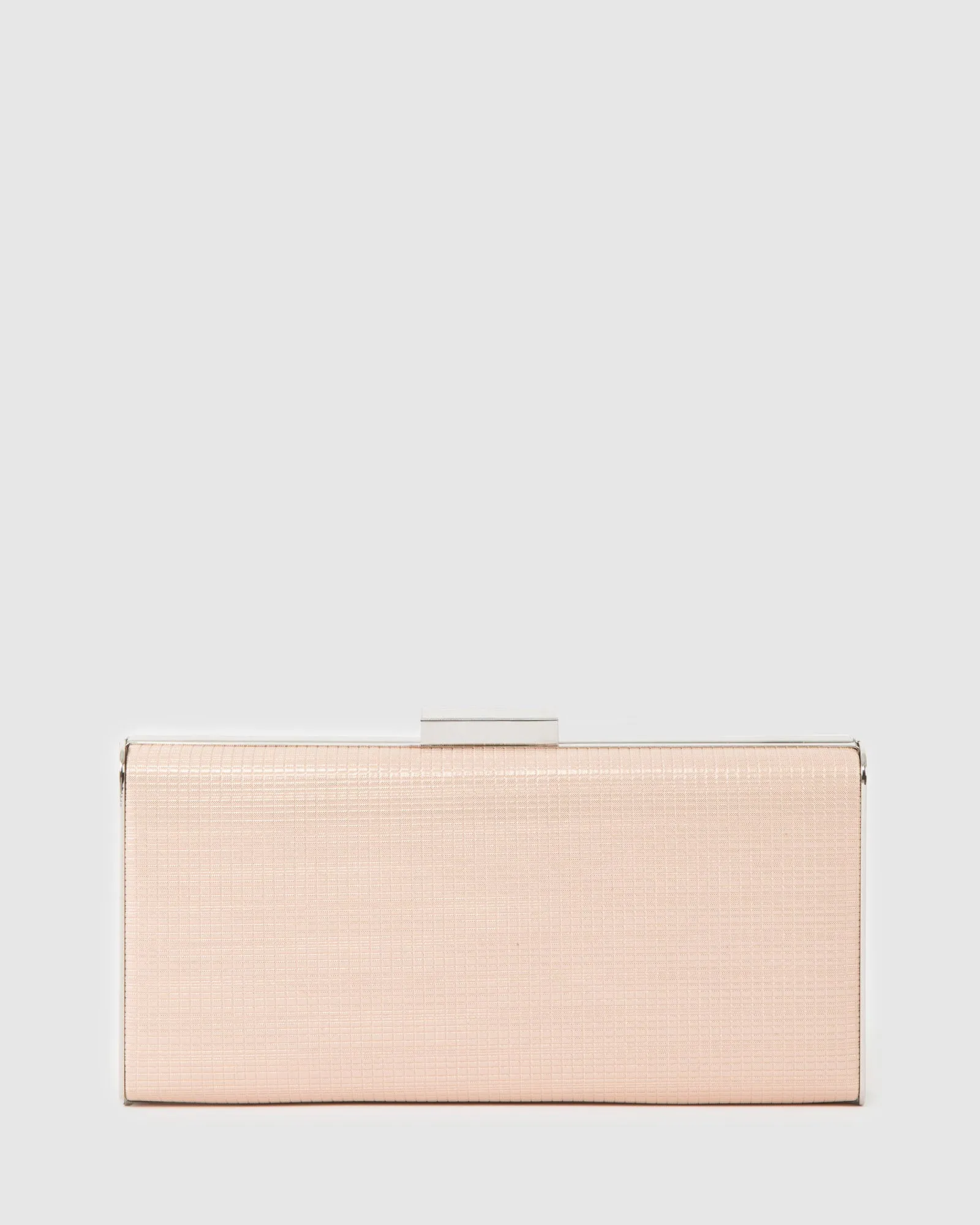 Rose Gold Dafne Hardcase Clutch Bag sold by Collete Hayman