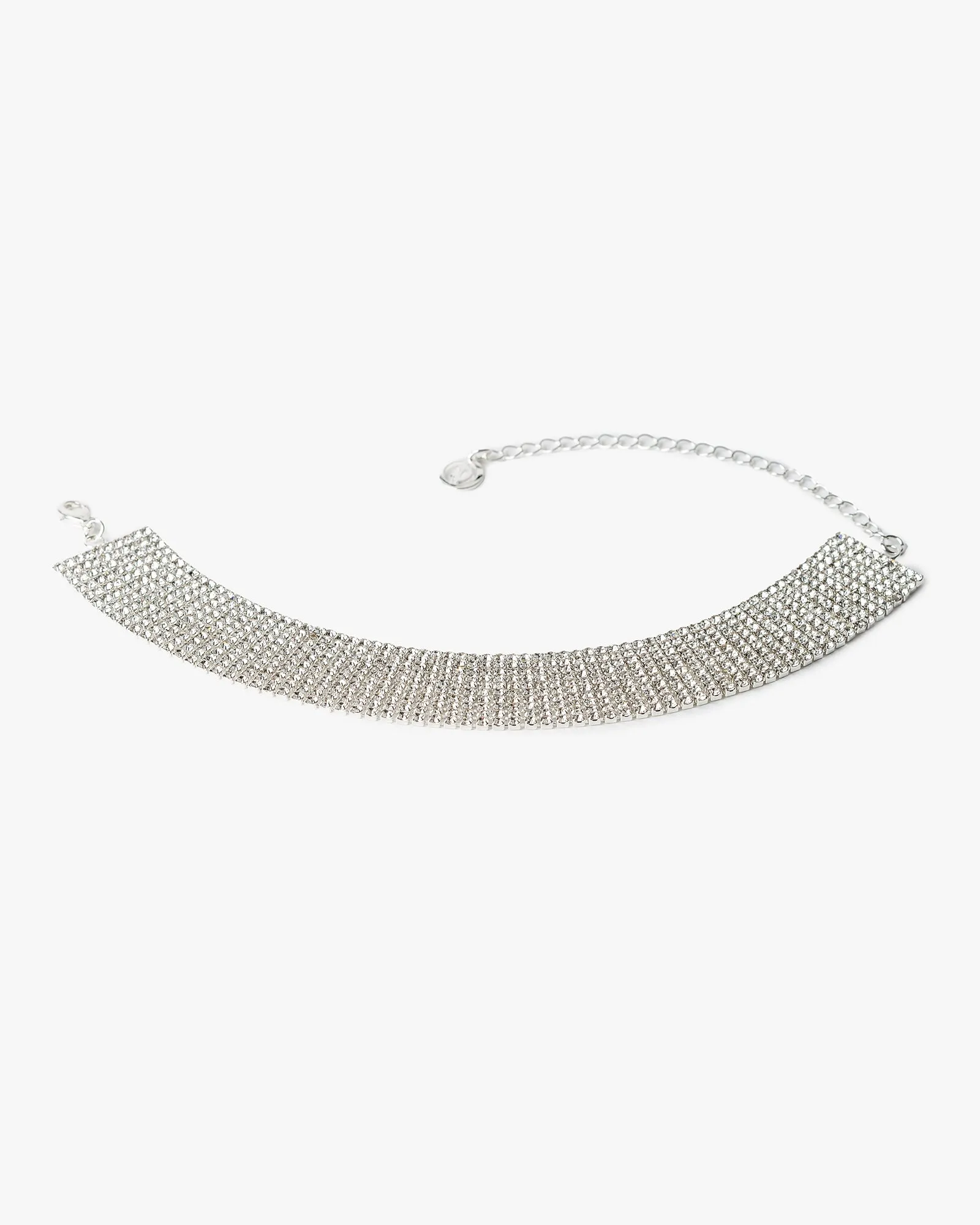 Crystal Wide Band Choker Necklace sold by Collete Hayman