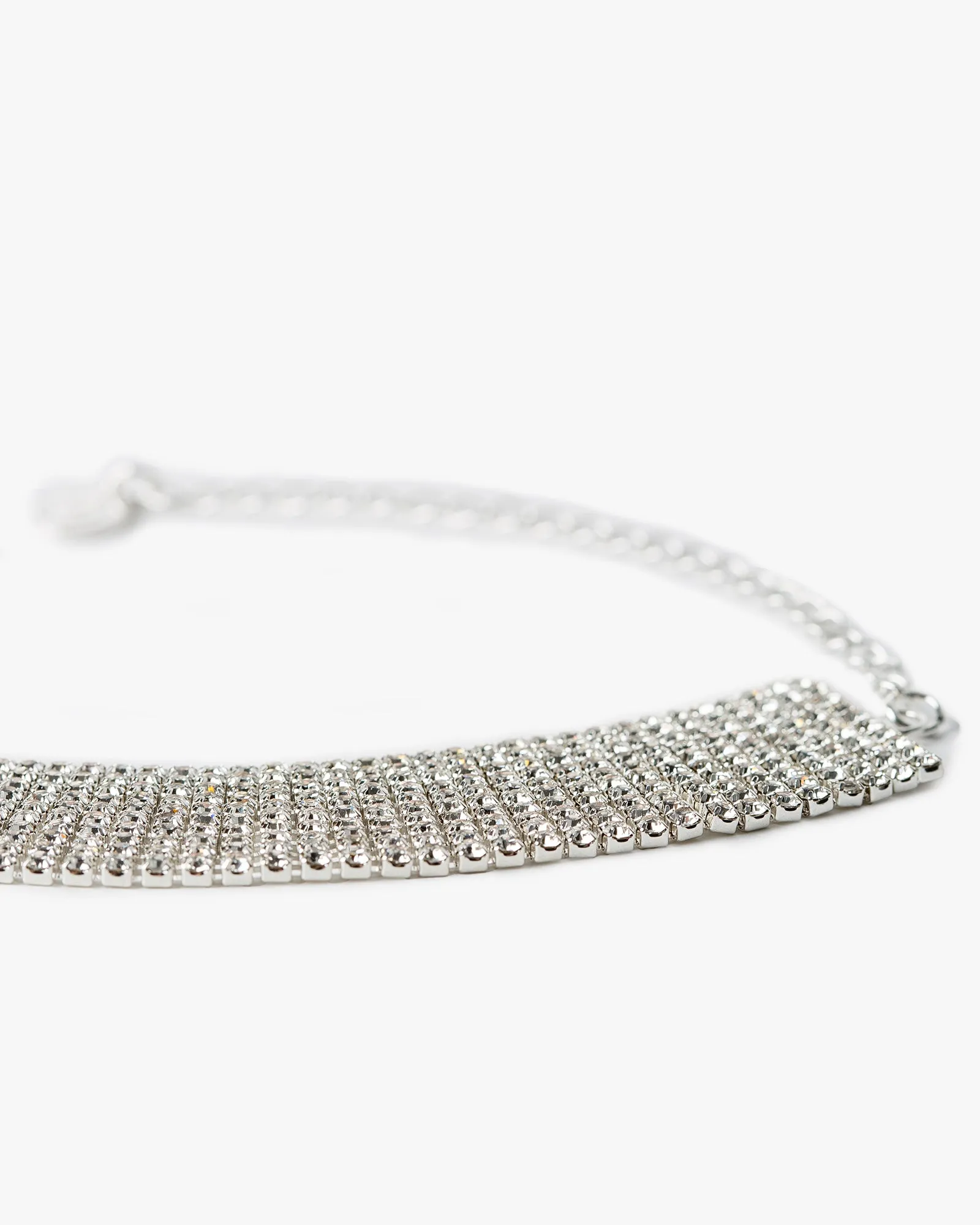 Crystal Wide Band Choker Necklace sold by Collete Hayman product image thumbnail 2