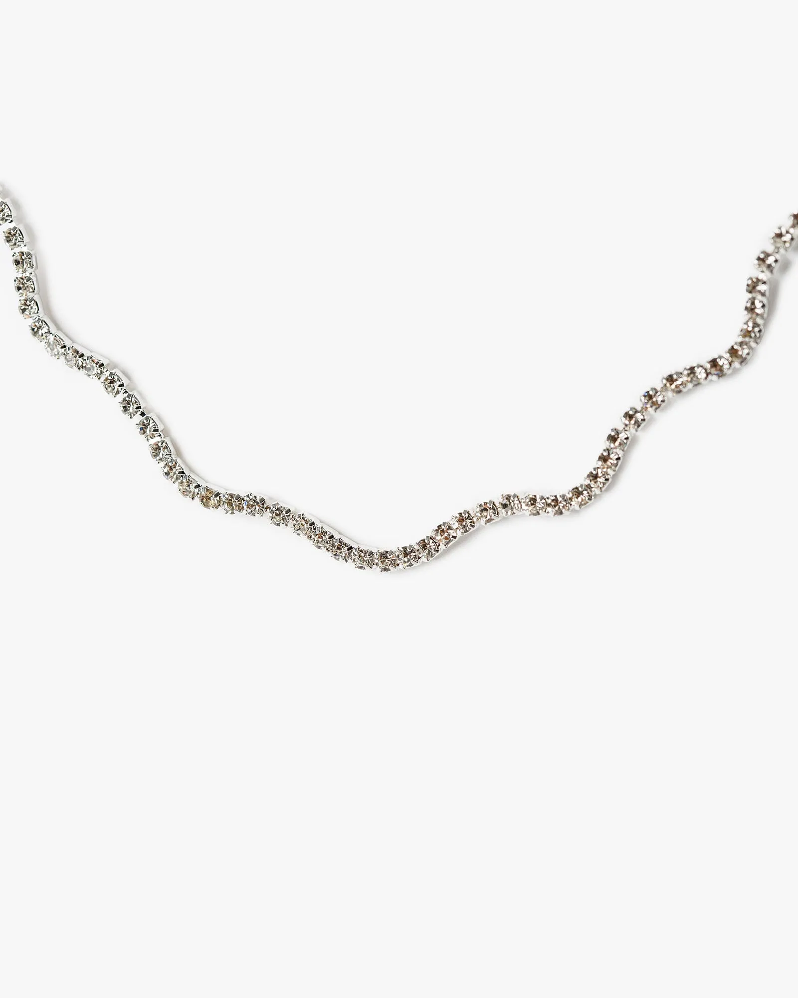 Crystal Wavey Fine Necklace sold by Collete Hayman product image thumbnail 2