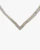 Crystal Fine V Necklace sold by Collete Hayman
