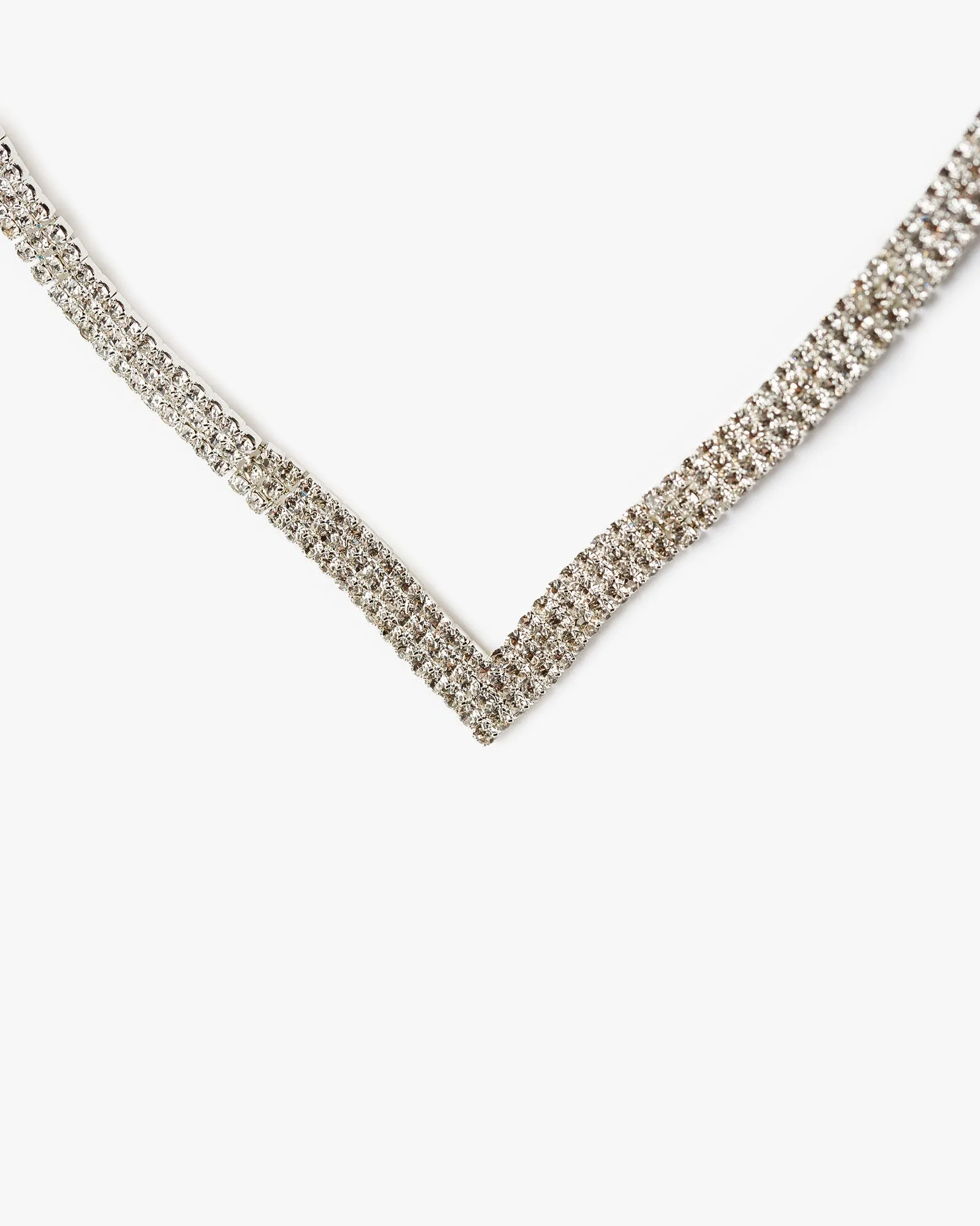 Crystal Fine V Necklace sold by Collete Hayman product image thumbnail 2
