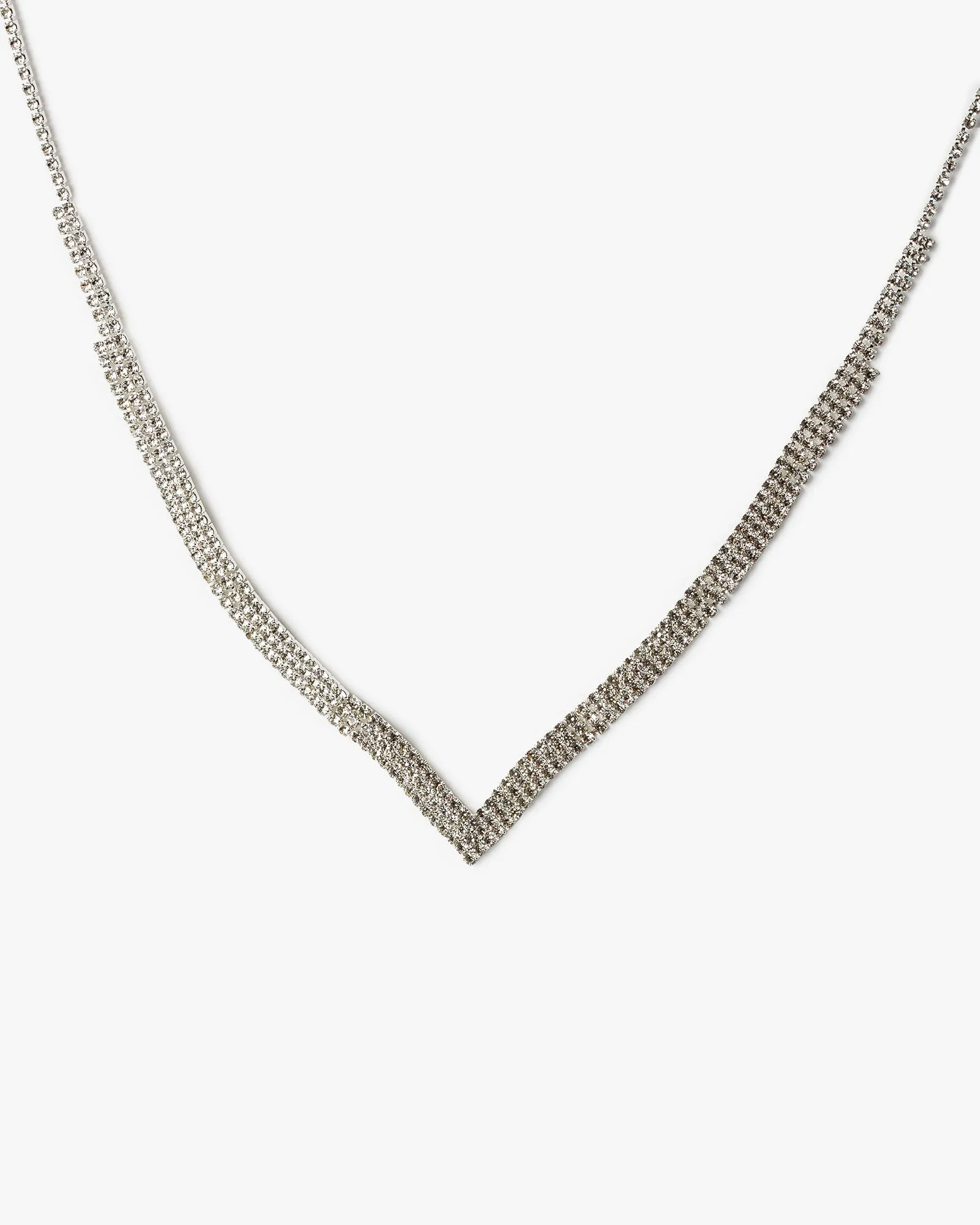 Crystal Fine V Necklace sold by Collete Hayman