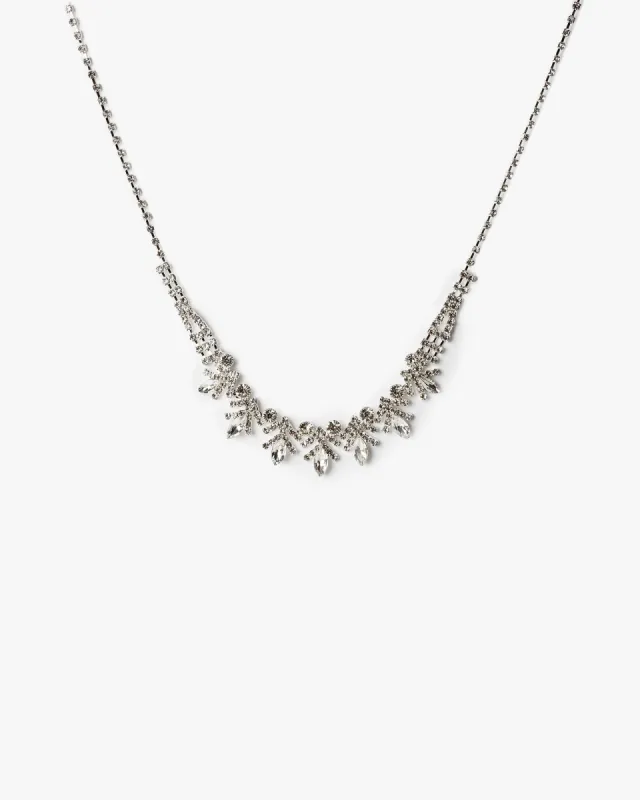 Crystal Statement Cluster Necklace sold by Collete Hayman