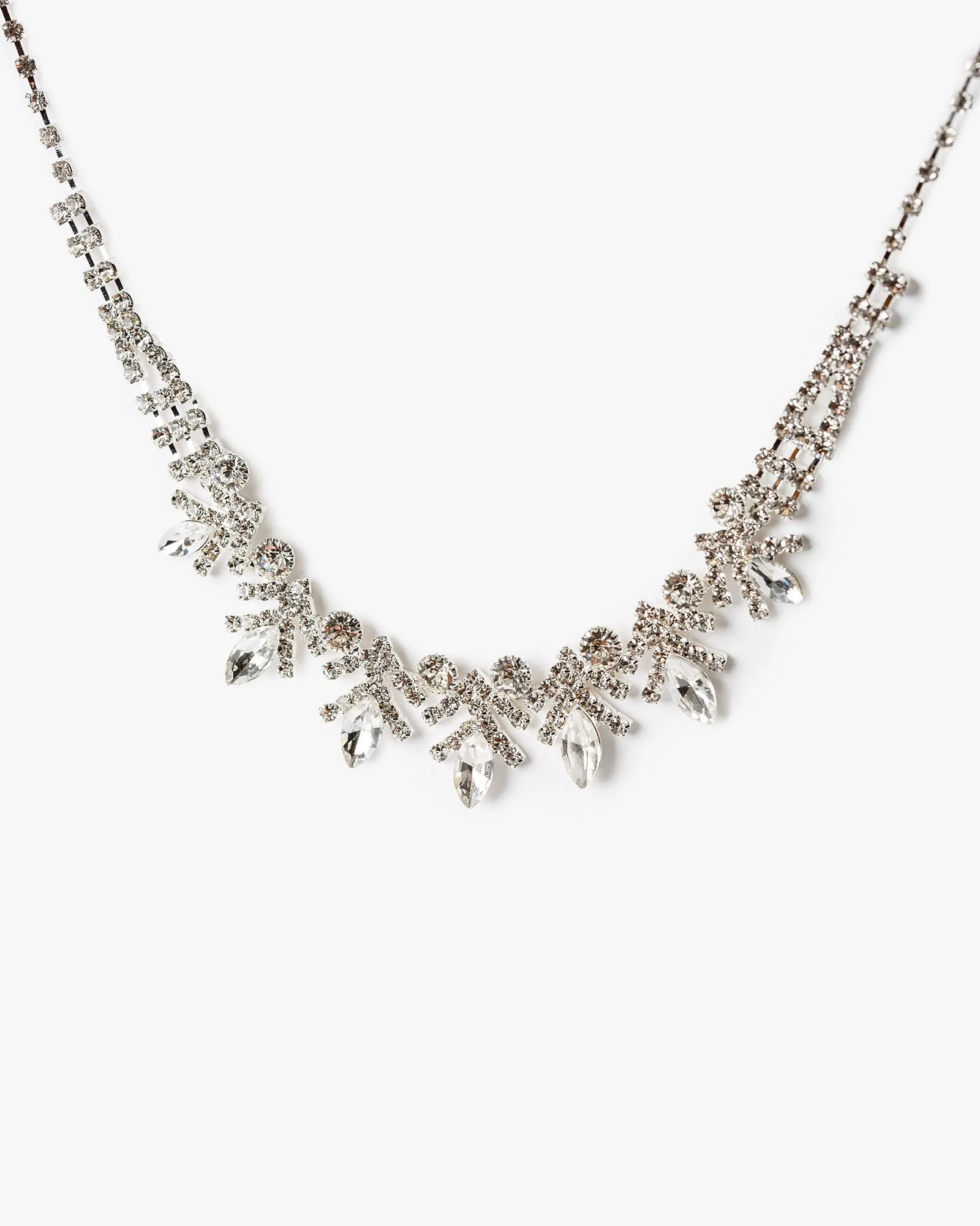 Crystal Statement Cluster Necklace sold by Collete Hayman product image thumbnail 2