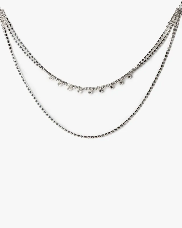 Crystal Cup Chain 3 Layer Necklace sold by Collete Hayman
