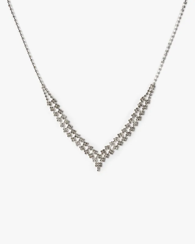 Crystal V Necklace sold by Collete Hayman