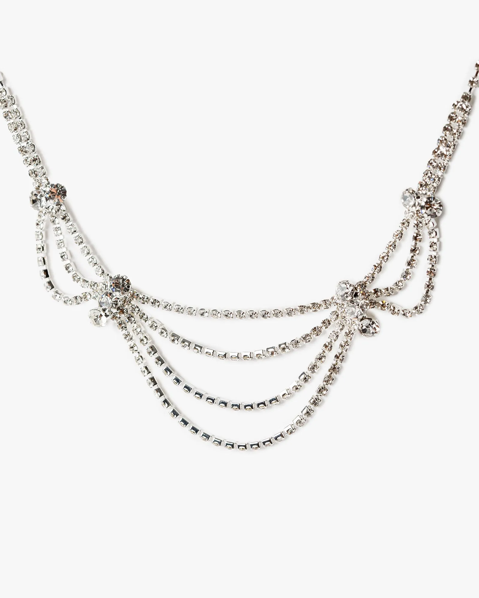 Crystal Curtain Detail Necklace sold by Collete Hayman product image thumbnail 2