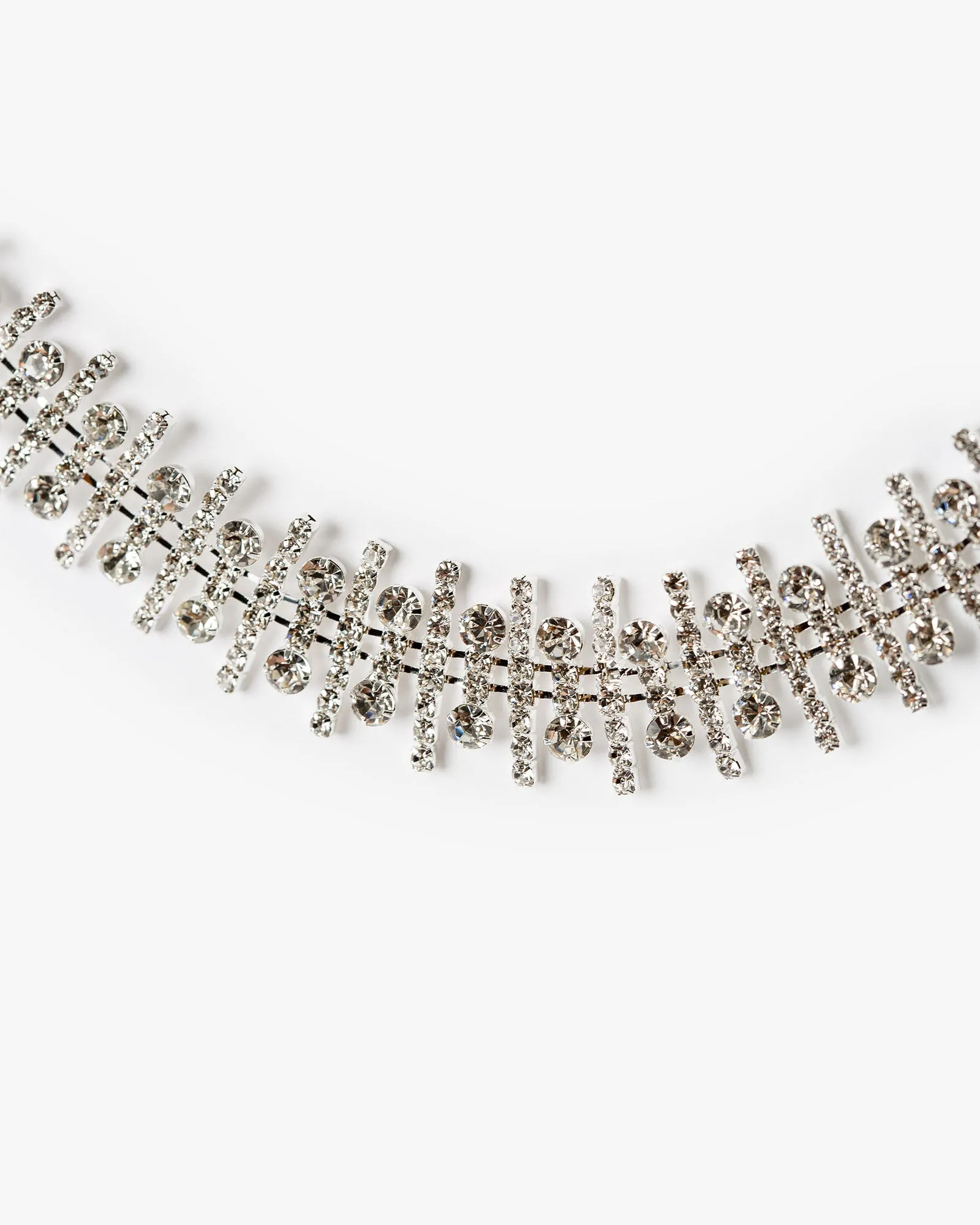 Crystal Spike Look Necklace sold by Collete Hayman product image thumbnail 2