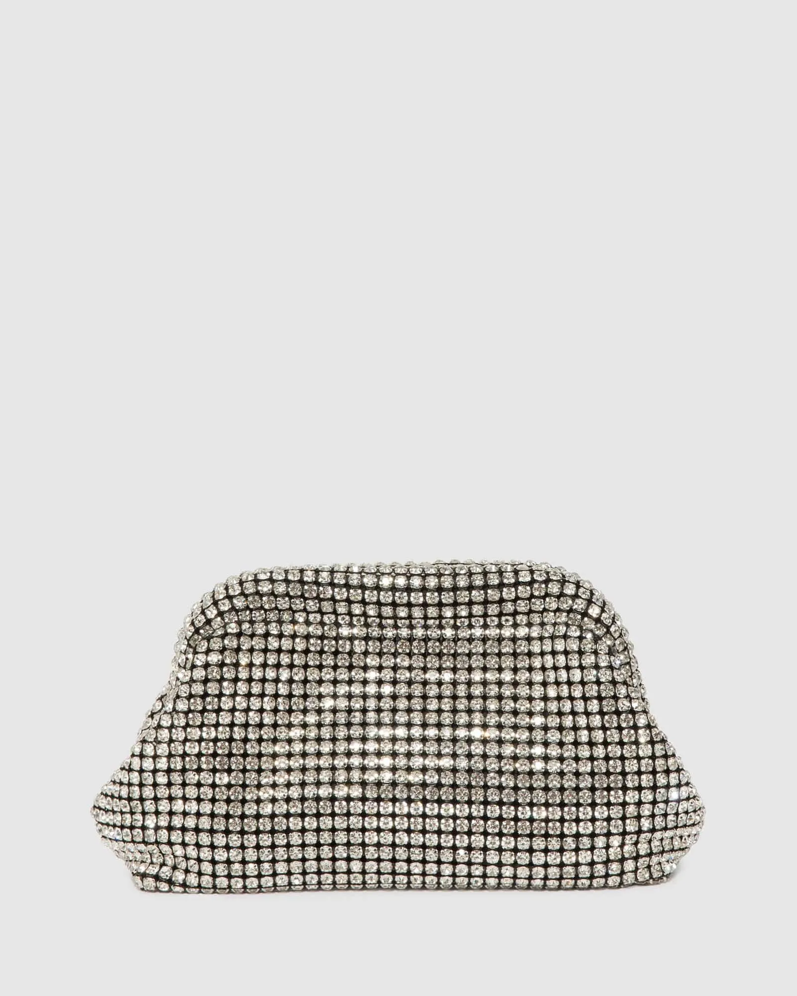 Silver Rosie Crystal Pouch Bag sold by Collete Hayman