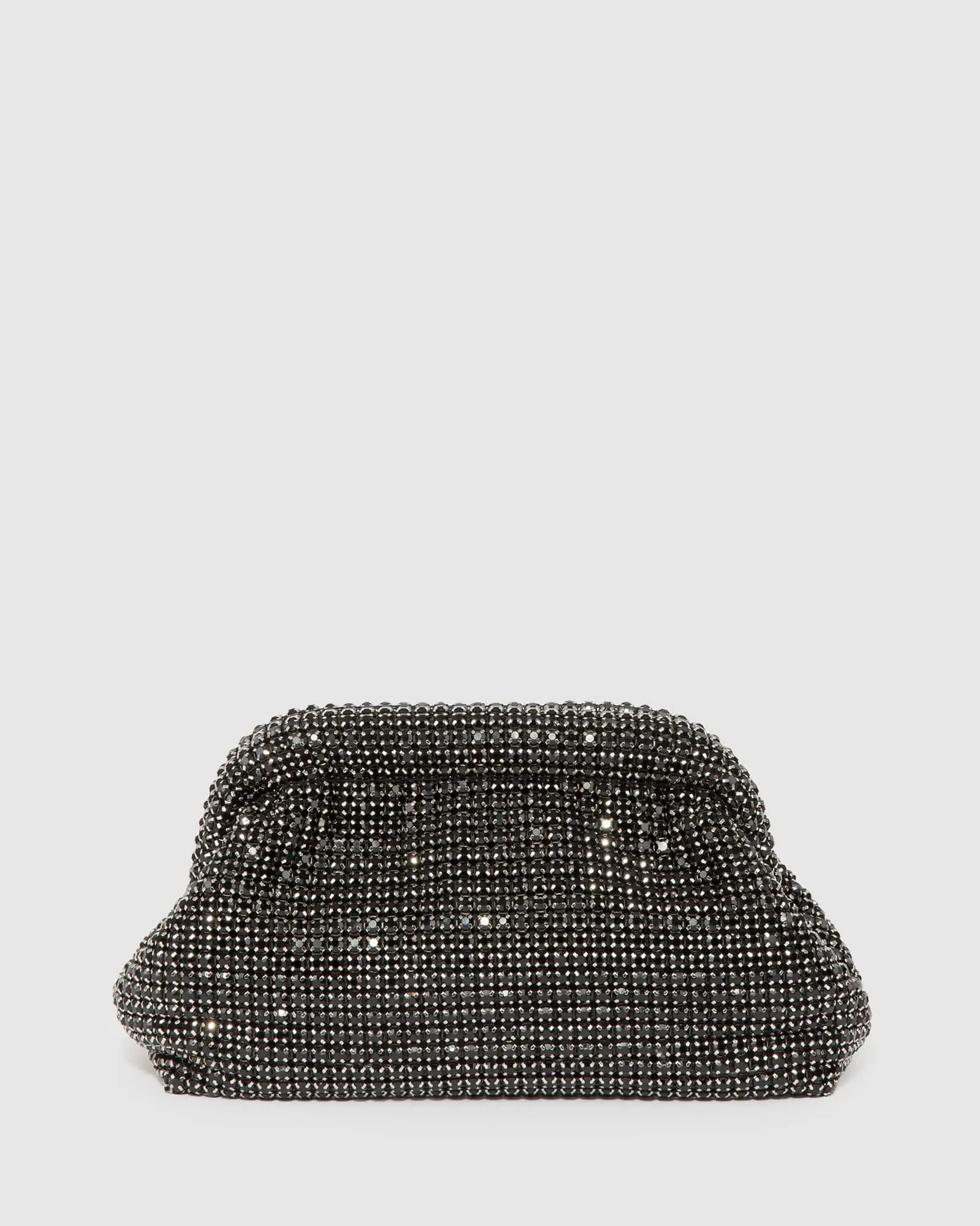 Black Rosie Crystal Pouch Bag sold by Collete Hayman