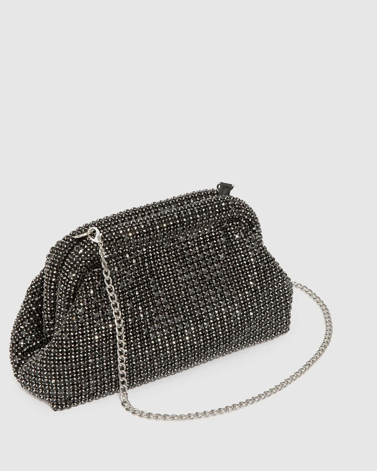 Black Rosie Crystal Pouch Bag sold by Collete Hayman product image thumbnail 2