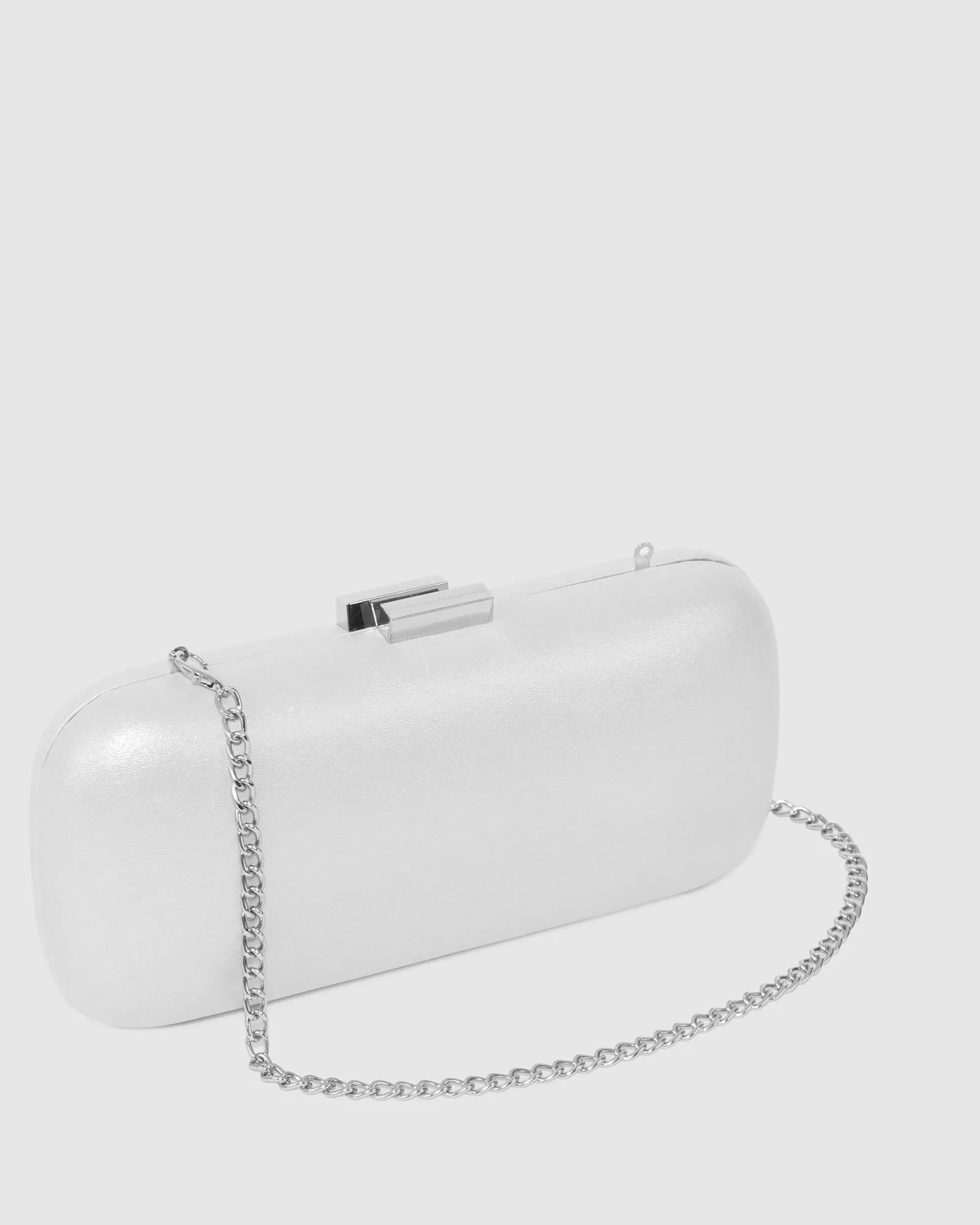 Silver Rosie Crystal Hardcase Clutch Bag sold by Collete Hayman product image thumbnail 2