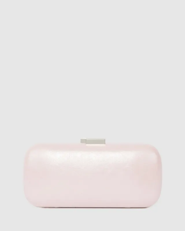 Pink Rosie Crystal Hardcase Clutch Bag sold by Collete Hayman