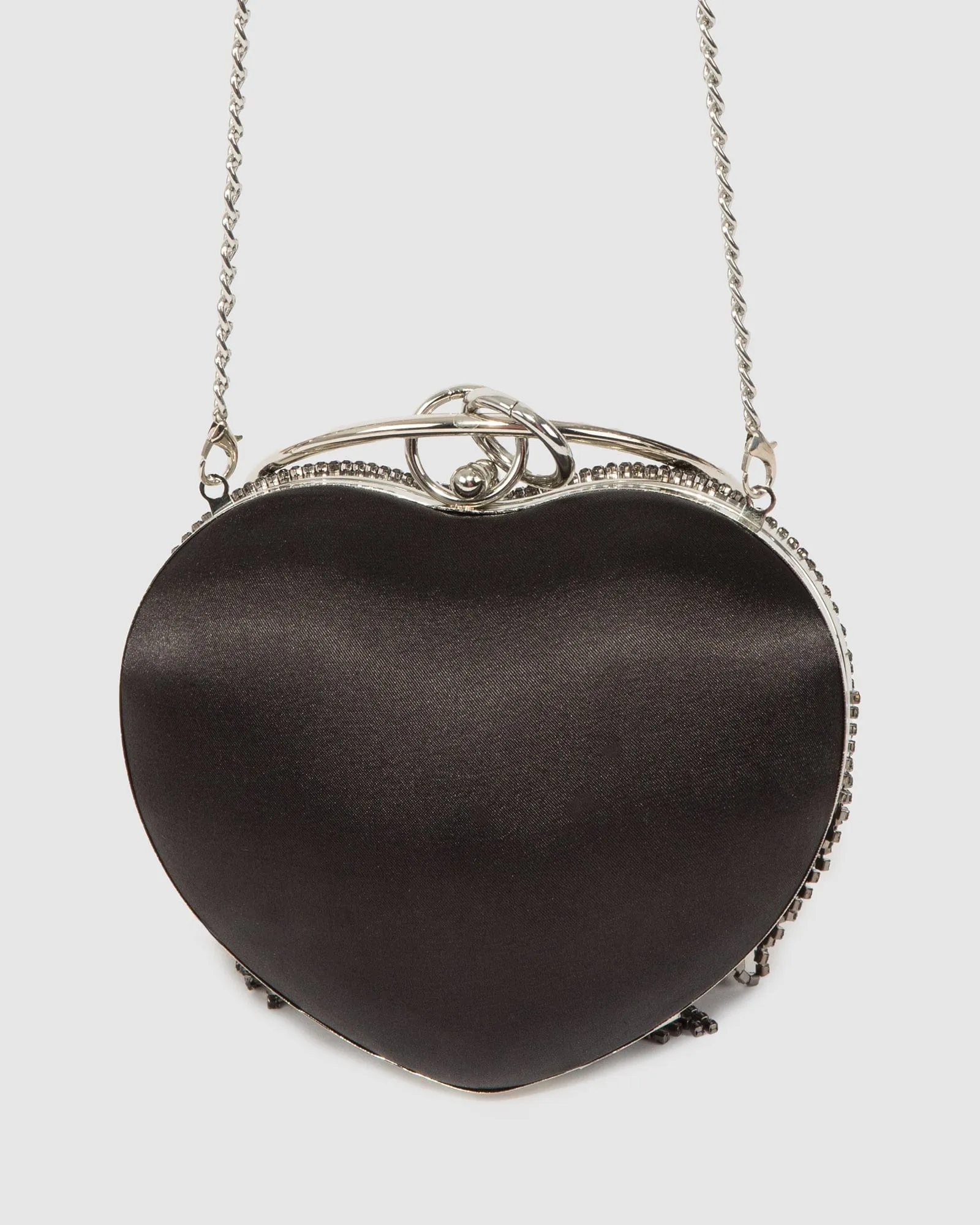 Black Top Handle Clutch Bag sold by Collete Hayman product image thumbnail 4