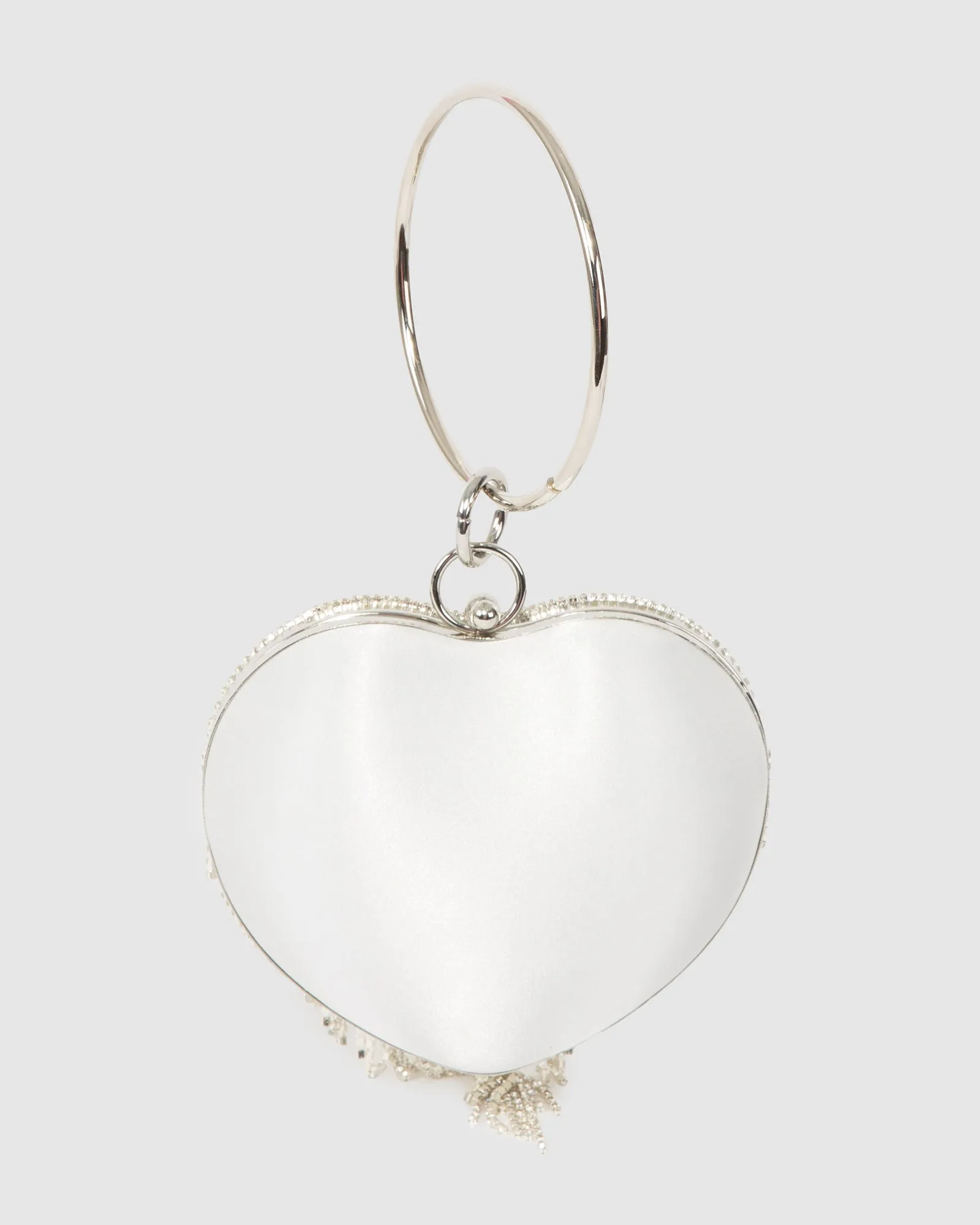 Silver Top Handle Clutch Bag sold by Collete Hayman product image thumbnail 4