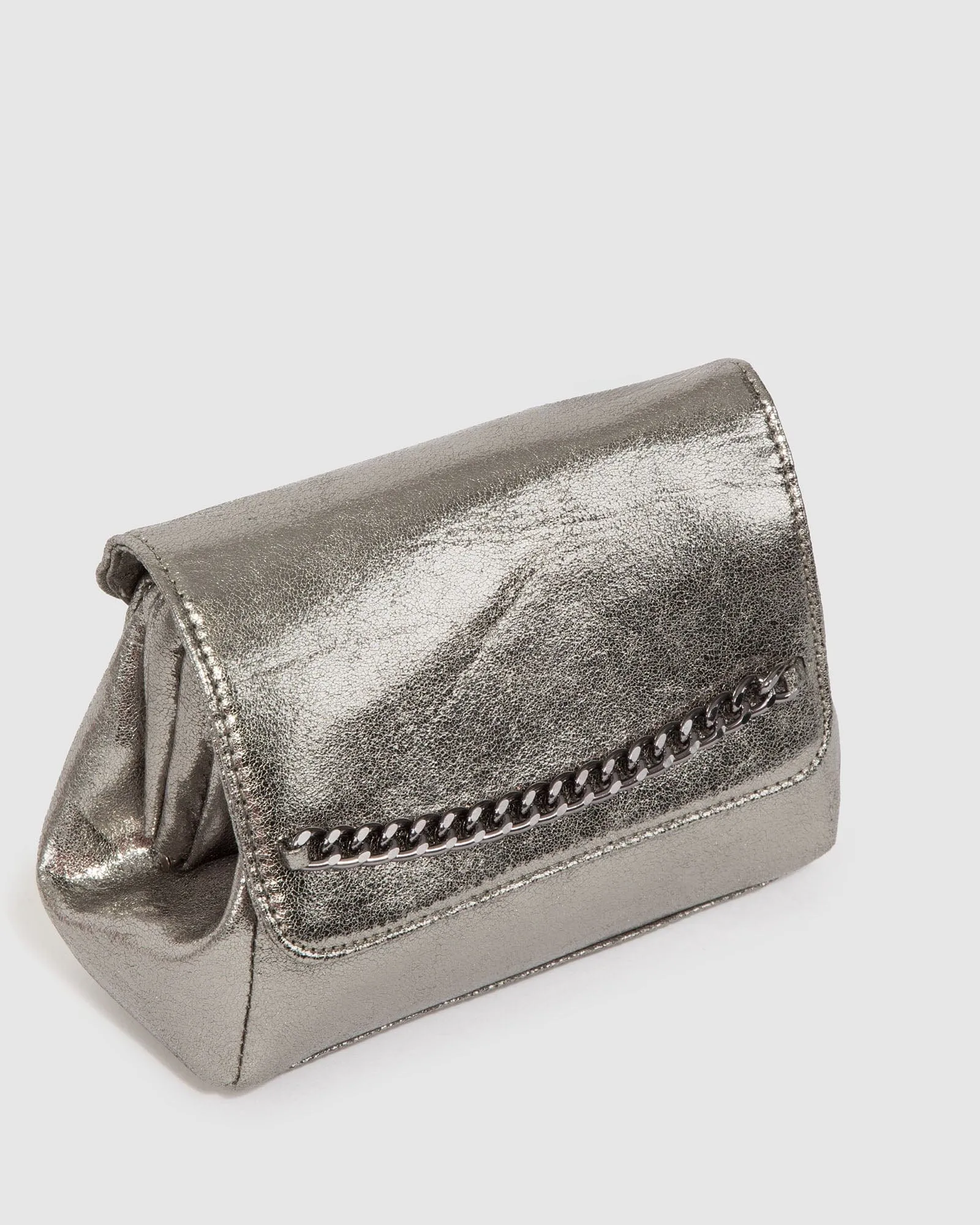 Gunmetal Penny Chain Pouch Bag sold by Collete Hayman product image thumbnail 2