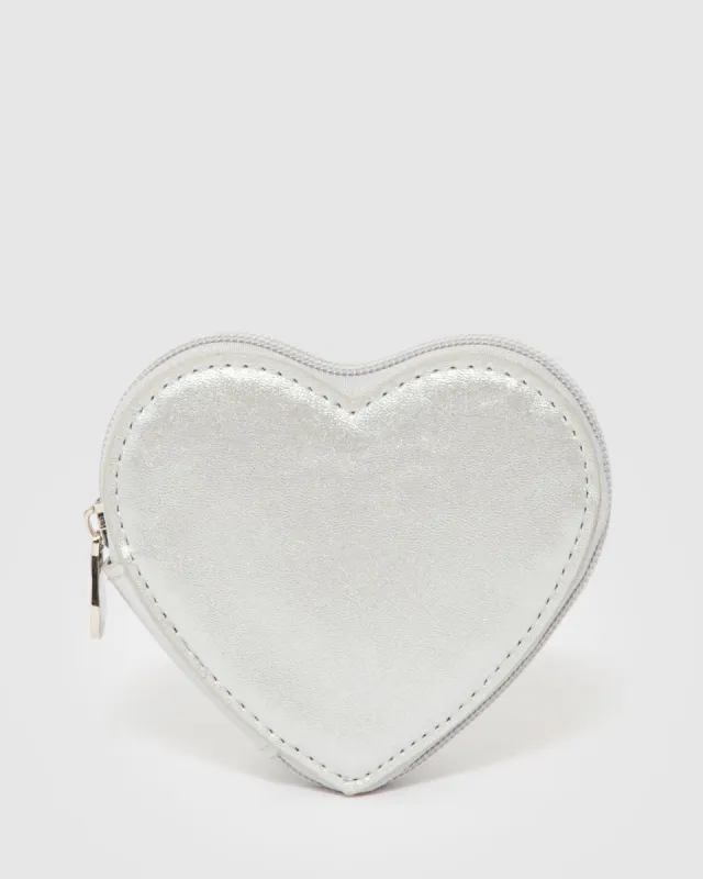 Silver Heart Coin Purse sold by Collete Hayman
