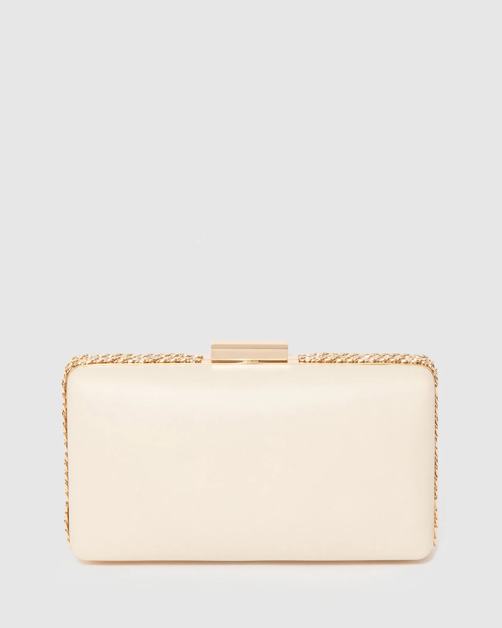 Natural Steph Chain Clutch Bag sold by Collete Hayman