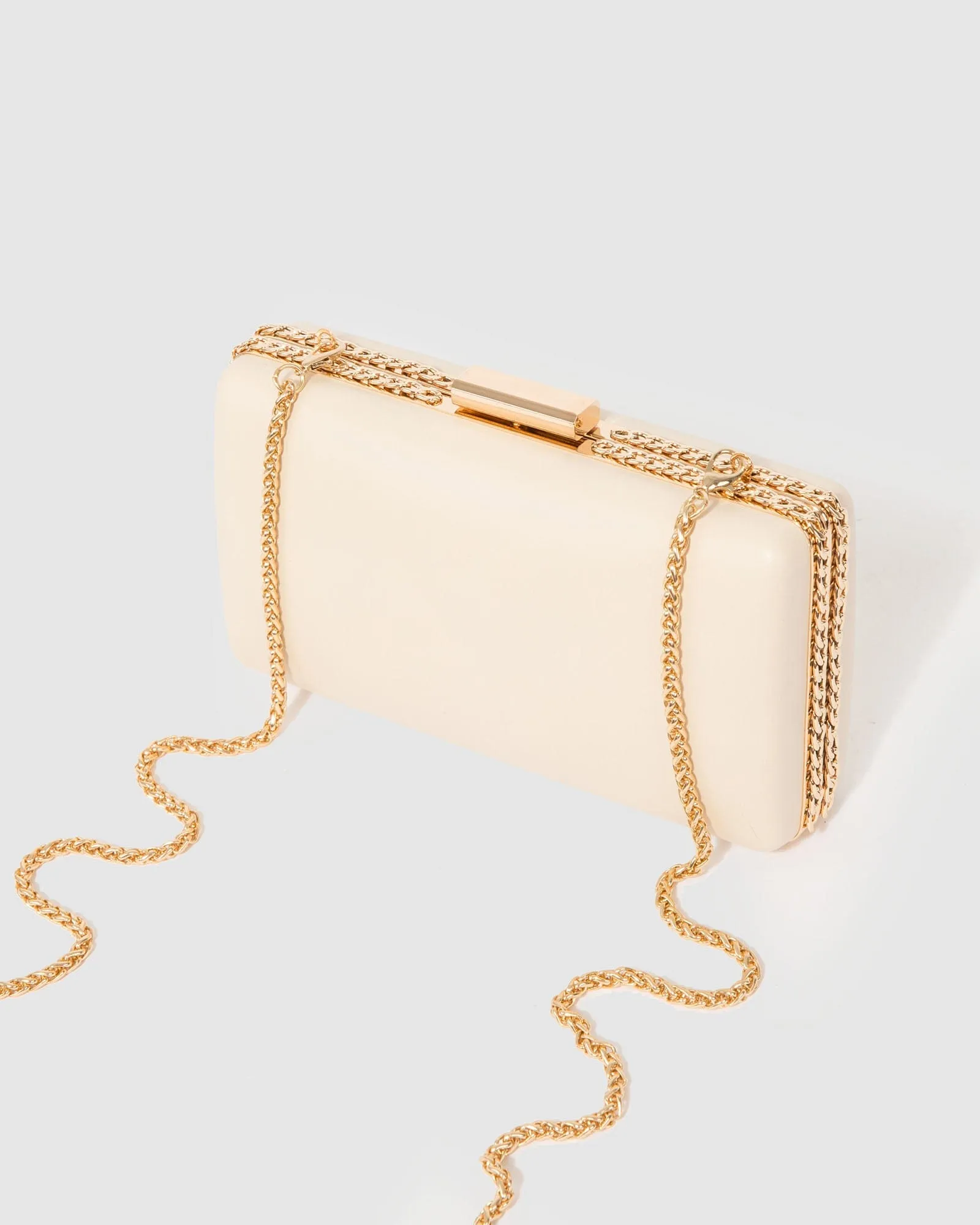 Natural Steph Chain Clutch Bag sold by Collete Hayman product image thumbnail 5