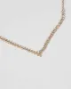 Gold Diamante Cup Chain Teardrop Necklace sold by Collete Hayman