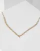 Gold Diamante Cup Chain Teardrop Necklace sold by Collete Hayman