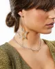 Gold Diamante Cup Chain Teardrop Necklace sold by Collete Hayman