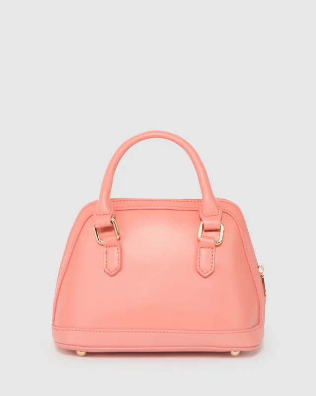 Coral Vika Mini Tote Bag sold by Collete Hayman