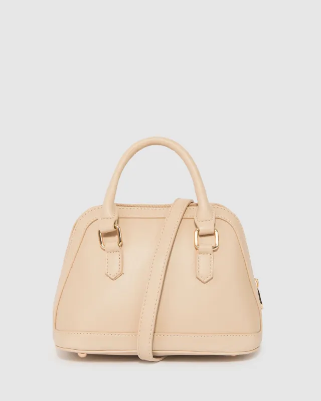 Natural Vika Mini Tote Bag sold by Collete Hayman