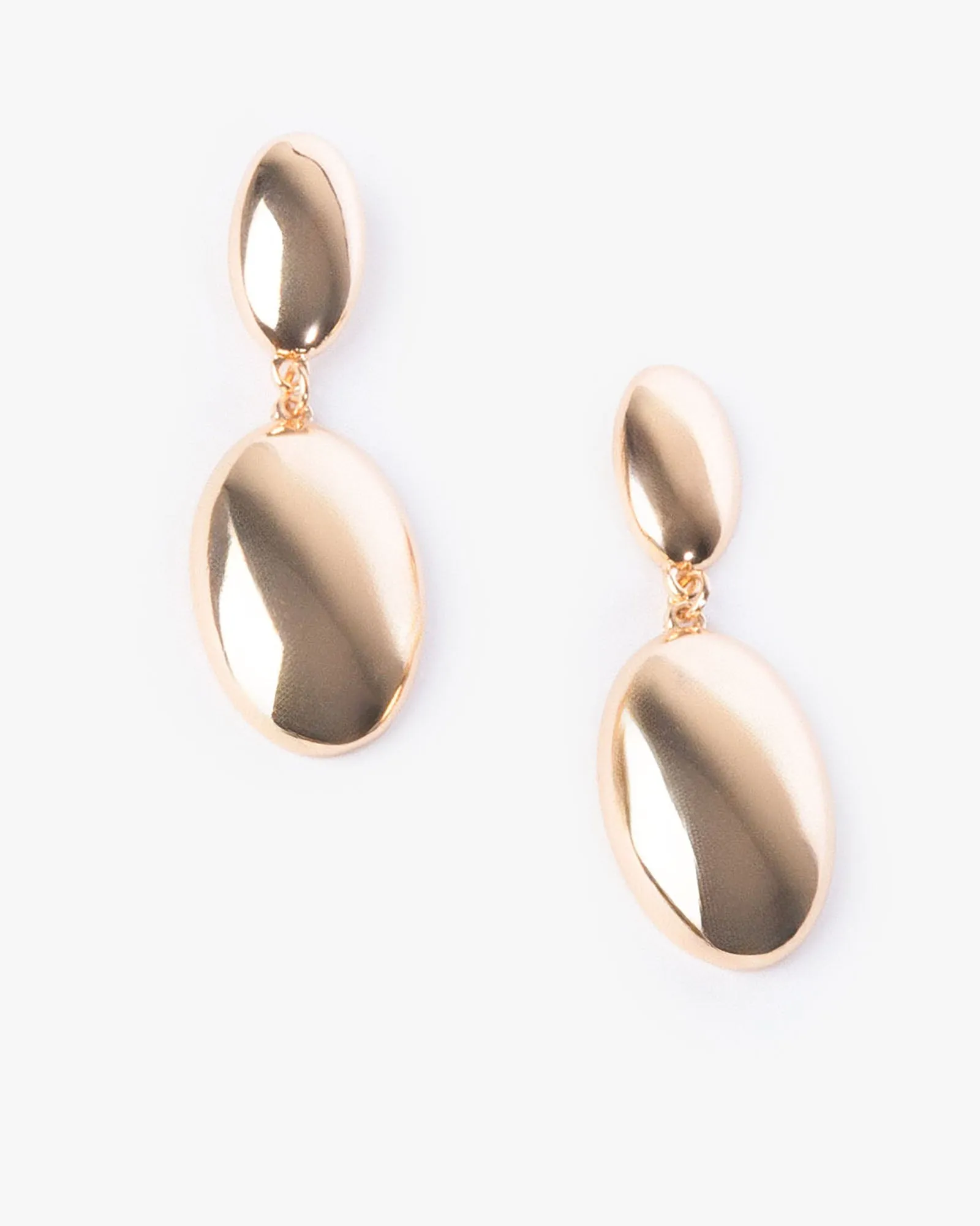 Gold Pebble Drop Earrings sold by Collete Hayman product image thumbnail 3