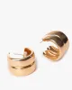 Gold Double Chubby Hoop Earrings sold by Collete Hayman