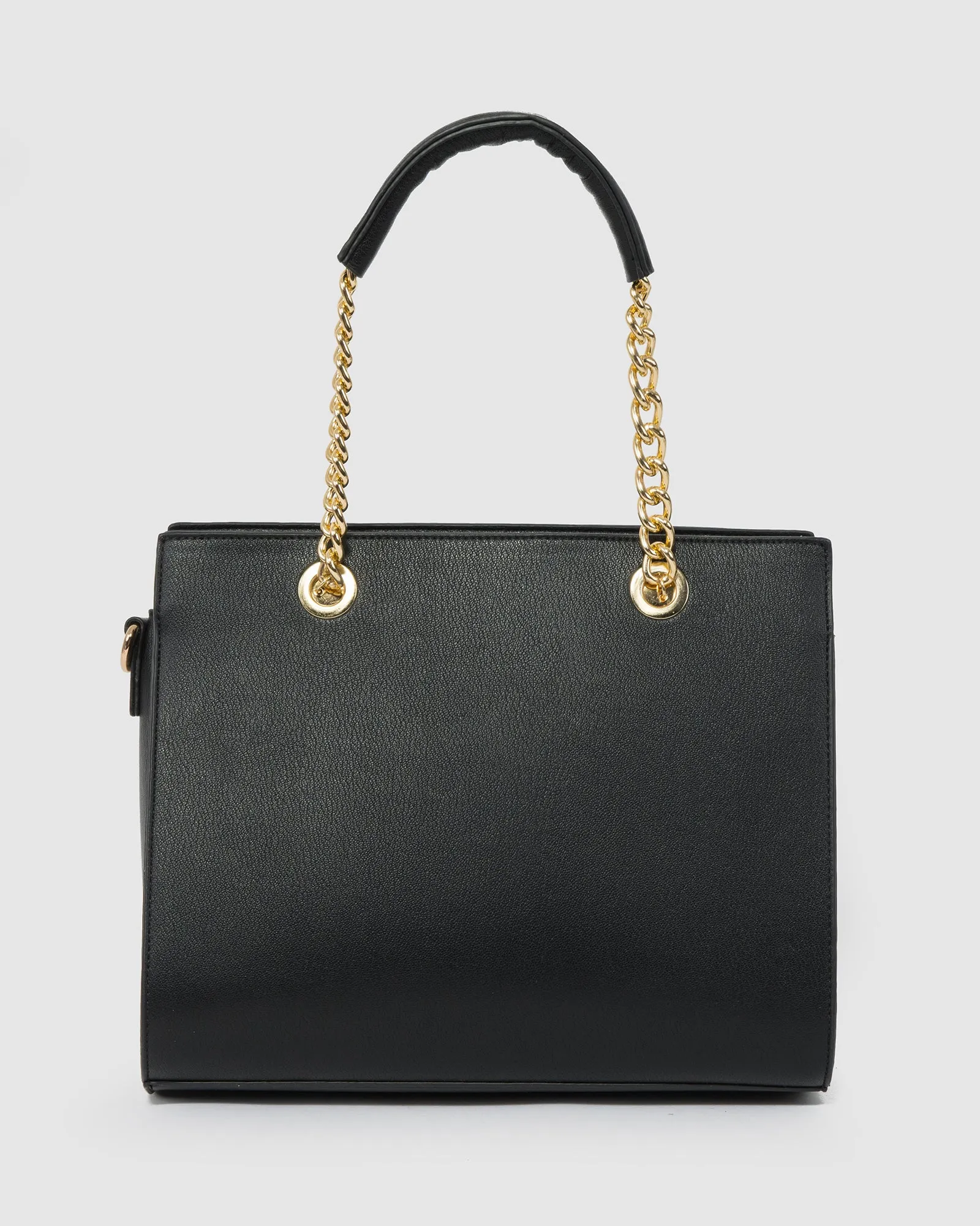 Black Ella Stud Panel Tote Bag sold by Collete Hayman product image thumbnail 3