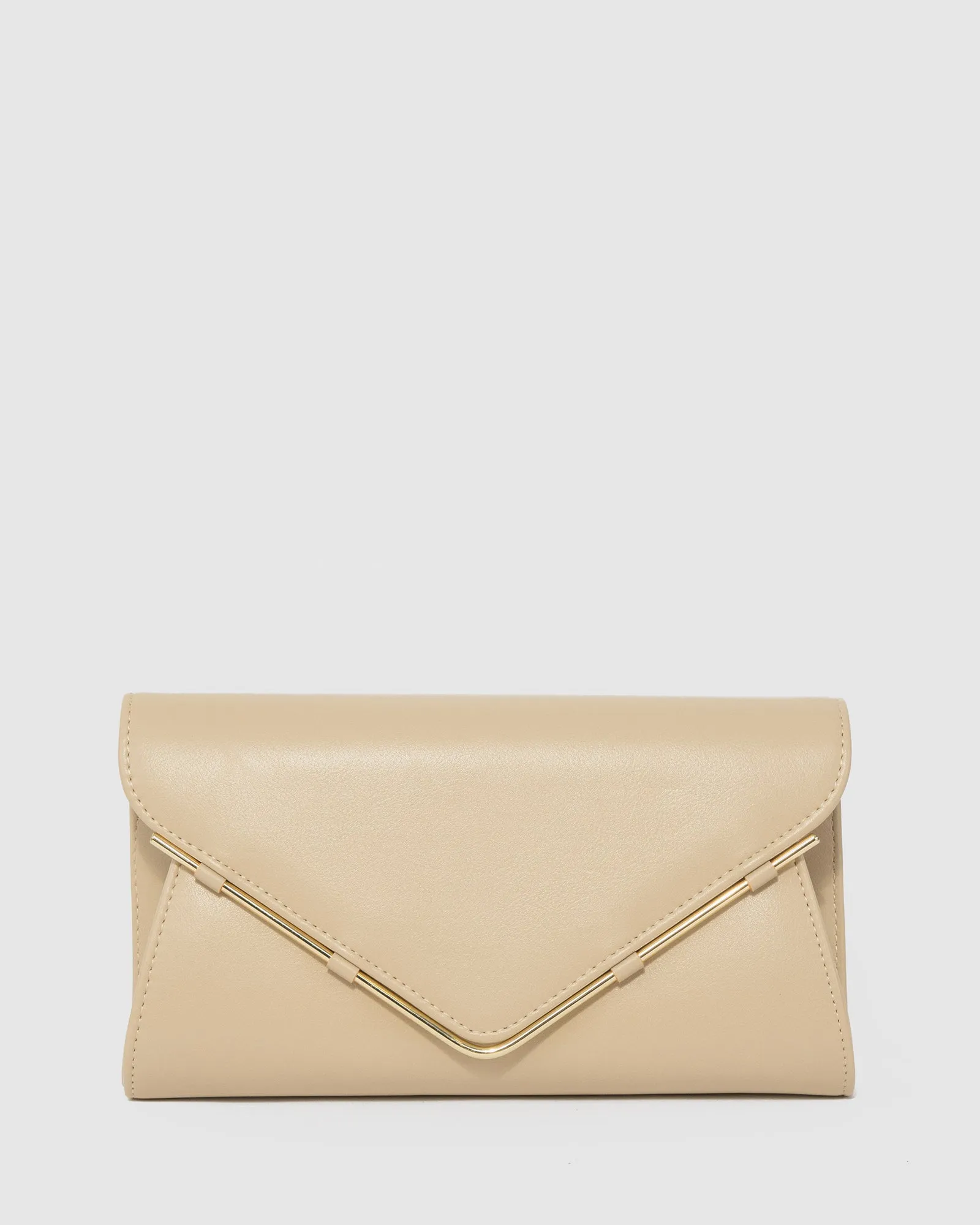 Natural Amira Clutch Bag sold by Collete Hayman