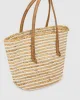 Natural Hannah Straw Tote Bag sold by Collete Hayman