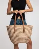Natural Hannah Straw Tote Bag sold by Collete Hayman