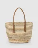 Natural Hannah Straw Tote Bag sold by Collete Hayman