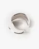 Silver Wide Wavey Cuff Bracelet sold by Collete Hayman