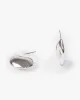 Silver Chubby Round Hoop Earrings sold by Collete Hayman