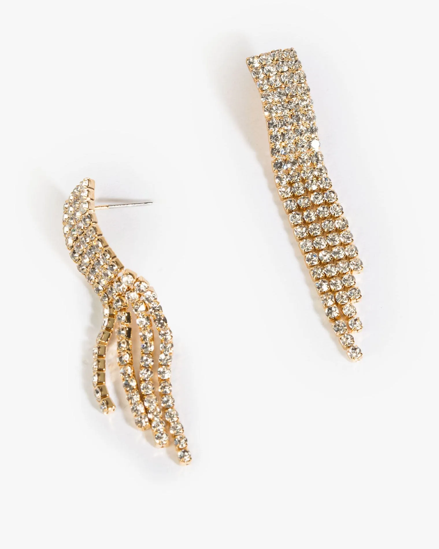 Crystal Medium Tassel Earrings sold by Collete Hayman